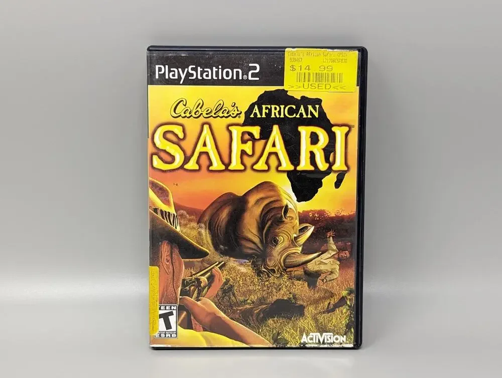 Cabelas African Safari PS2 Sony PlayStation 2 Game Tested No Manual